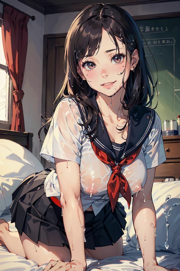 サンプル画像5:女子校生にぶっかけ祭り！（イラストバージョン）(女子校生AIクラブ) [d_288952]