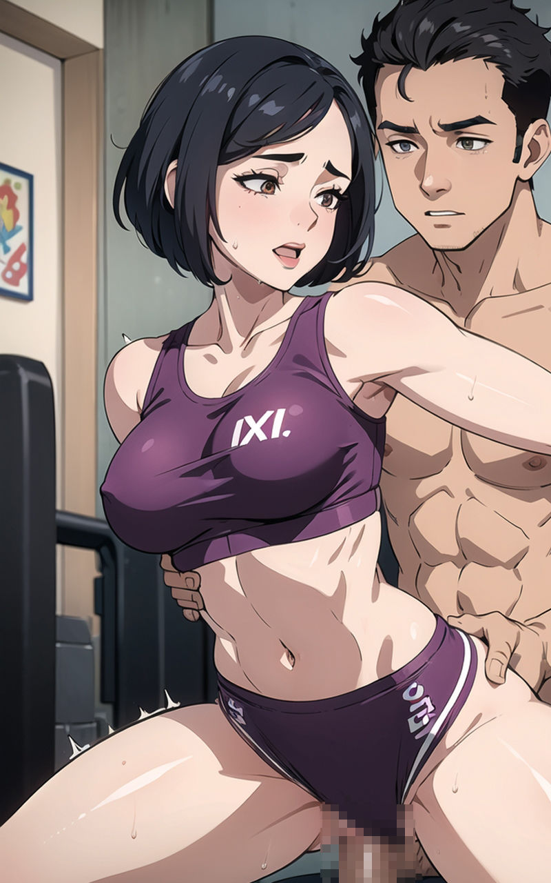 サンプル画像2:スポーツジムで○される主婦達【NTR】(永愛堂2D) [d_289057]