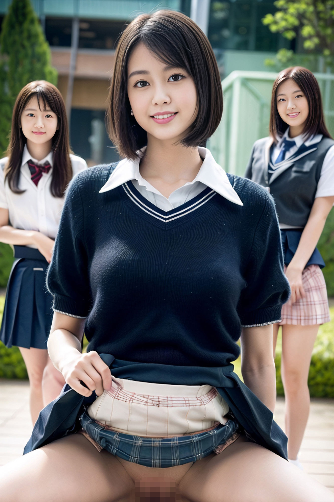 サンプル画像1:淫欲学園三姉妹の発情期日常(DTS dream factory) [d_289122]