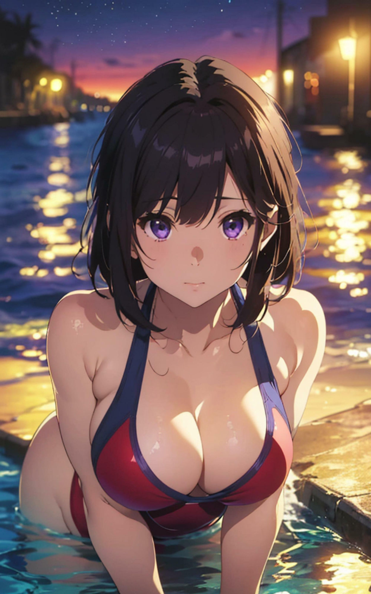 サンプル画像3:美少女研究本vol.1（競泳水着編） ポロリもあるよ(画像生成マン) [d_289163]