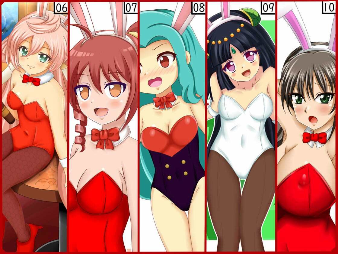 サンプル画像2:【フェチコレVol.7】 美少女バニーガール50（コレ）クション(シグ子（黒羽）) [d_289167]