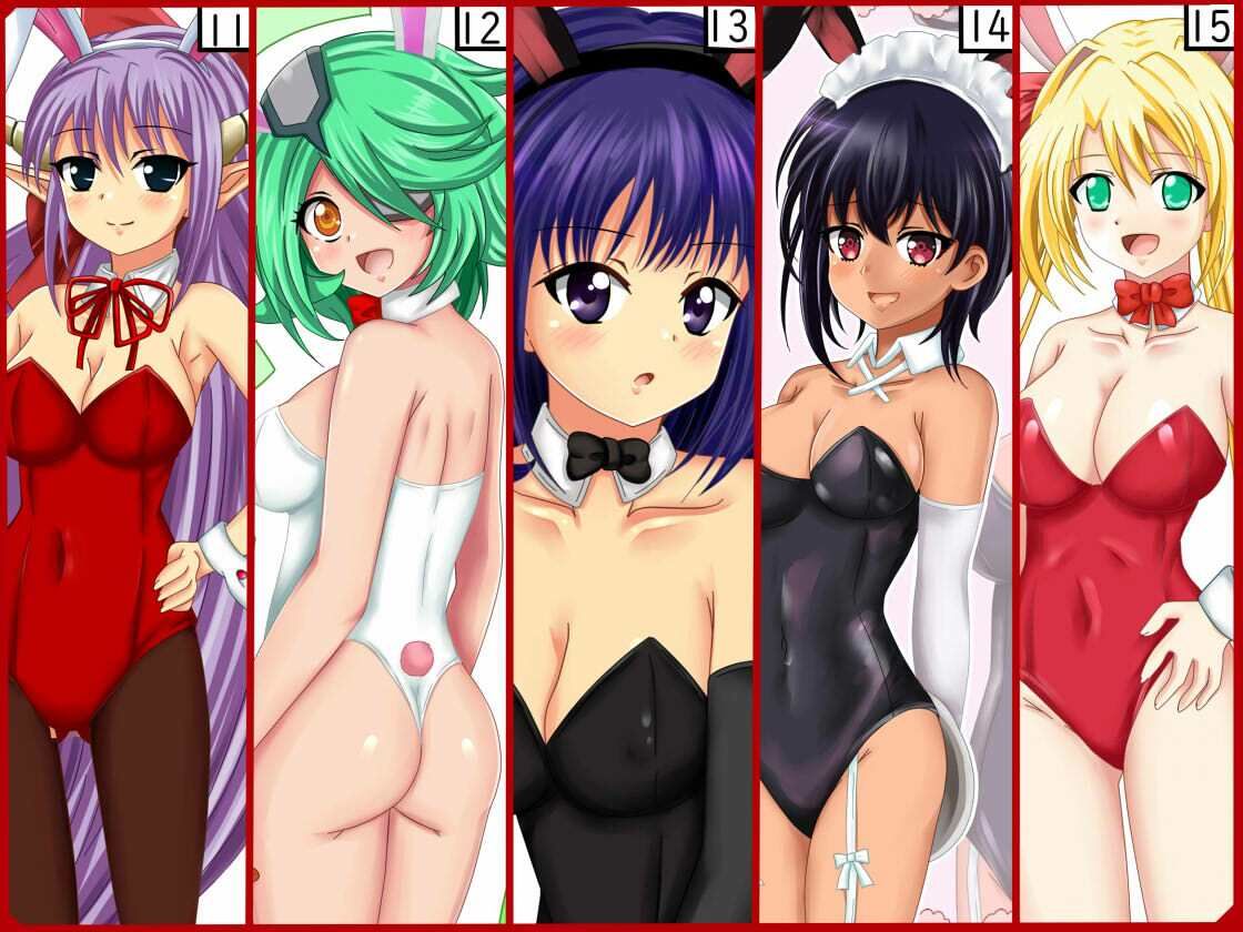 サンプル画像3:【フェチコレVol.7】 美少女バニーガール50（コレ）クション(シグ子（黒羽）) [d_289167]