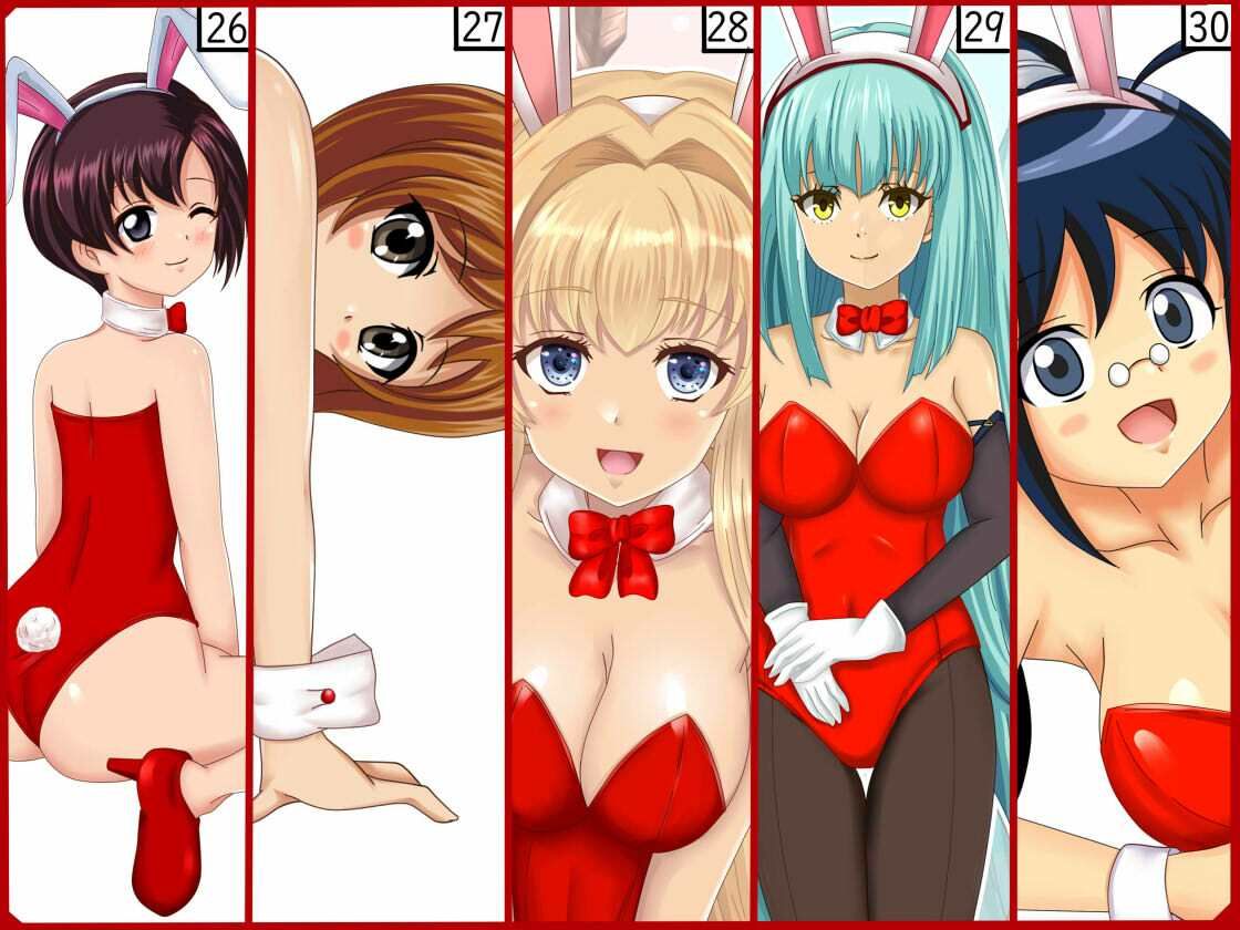 サンプル画像6:【フェチコレVol.7】 美少女バニーガール50（コレ）クション(シグ子（黒羽）) [d_289167]