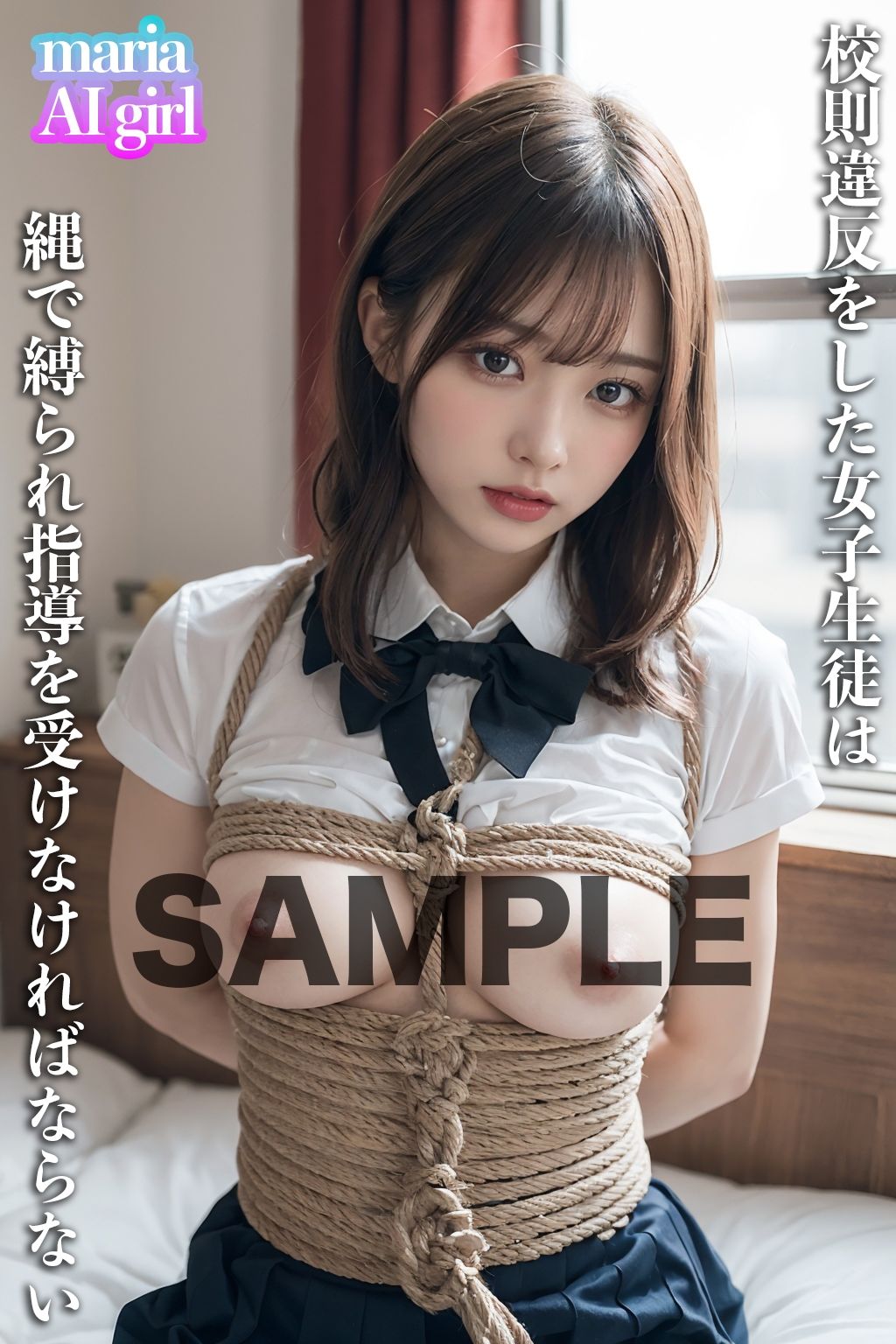 サンプル画像2:緊縛調教中出し学園(maria ｜ AI girl) [d_289248]
