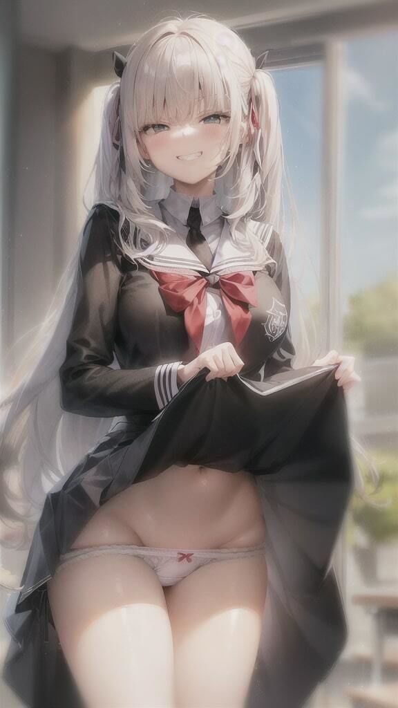 サンプル画像3:校内でパンチラ挑発(ビンビンクリップ) [d_289380]