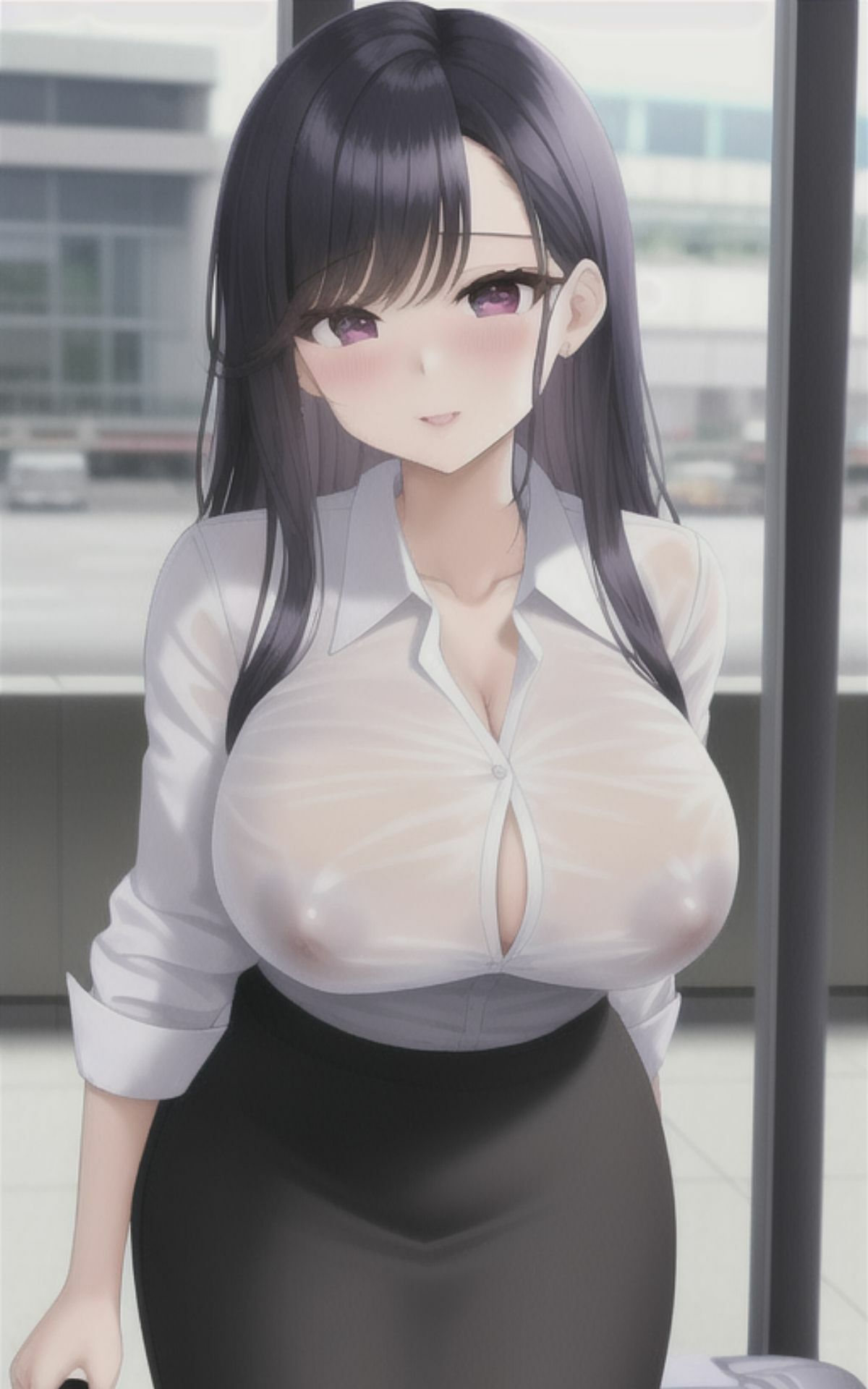 サンプル画像1:AI美女イラストvol.11エロすぎる僕の部下(AI Girls Creation) [d_289397]