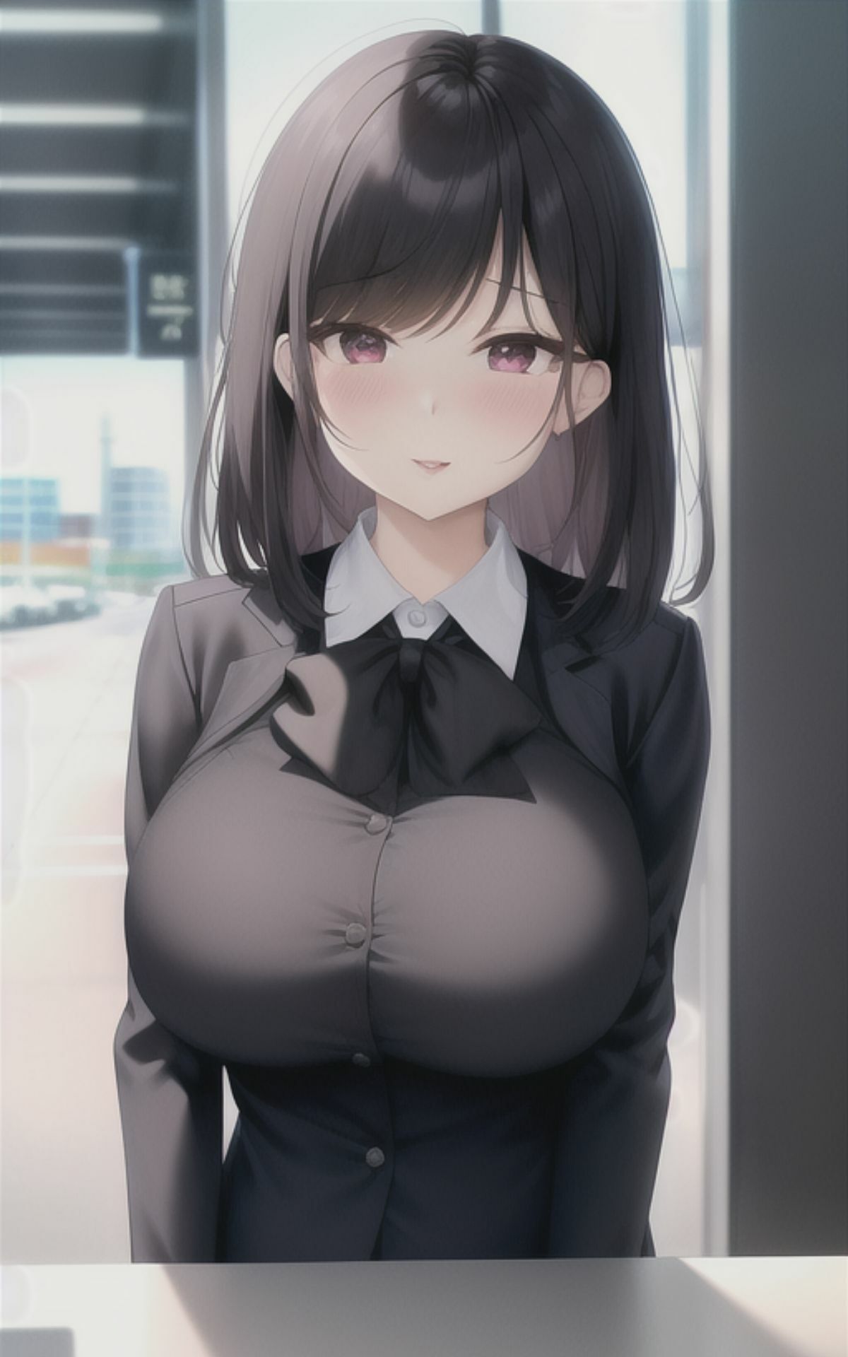 サンプル画像4:AI美女イラストvol.11エロすぎる僕の部下(AI Girls Creation) [d_289397]