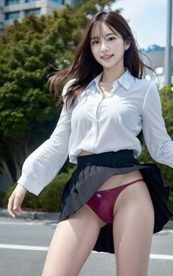 サンプル画像1:風でスカートが vol001(カマキリン) [d_289413]