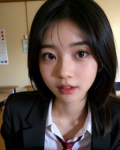 サンプル画像2:制服女子の痴態vol1(AIbijyo) [d_289429]