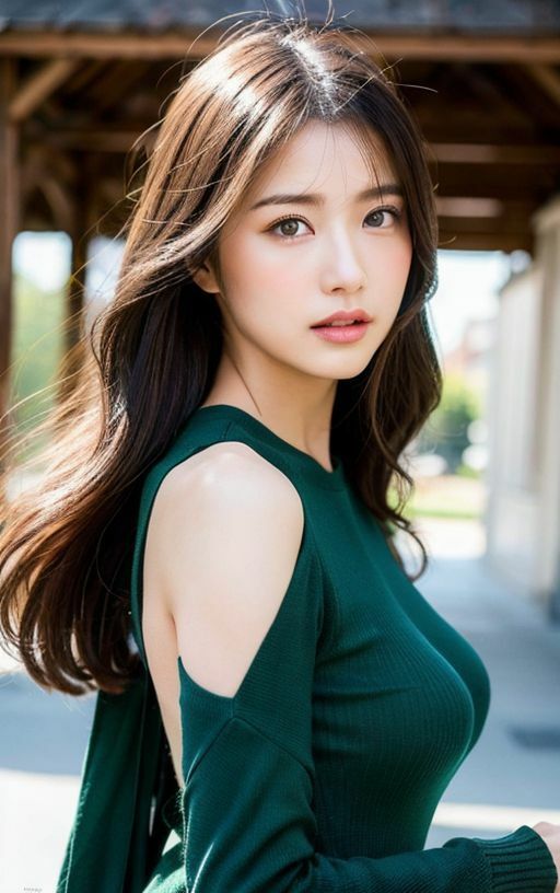 サンプル画像4:「日本人美女のグラビア集1」かわいくてセクシーなAI写真集vol.4（全200ページ）(AIグラビア出版) [d_289442]