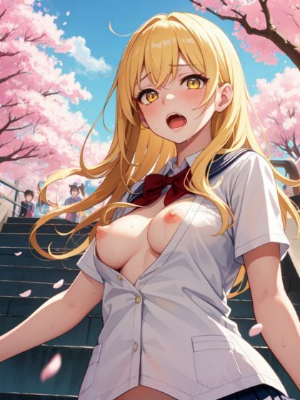 サンプル画像1:AIに支配され痴女になってしまった美少女女子校生(梵天) [d_289487]