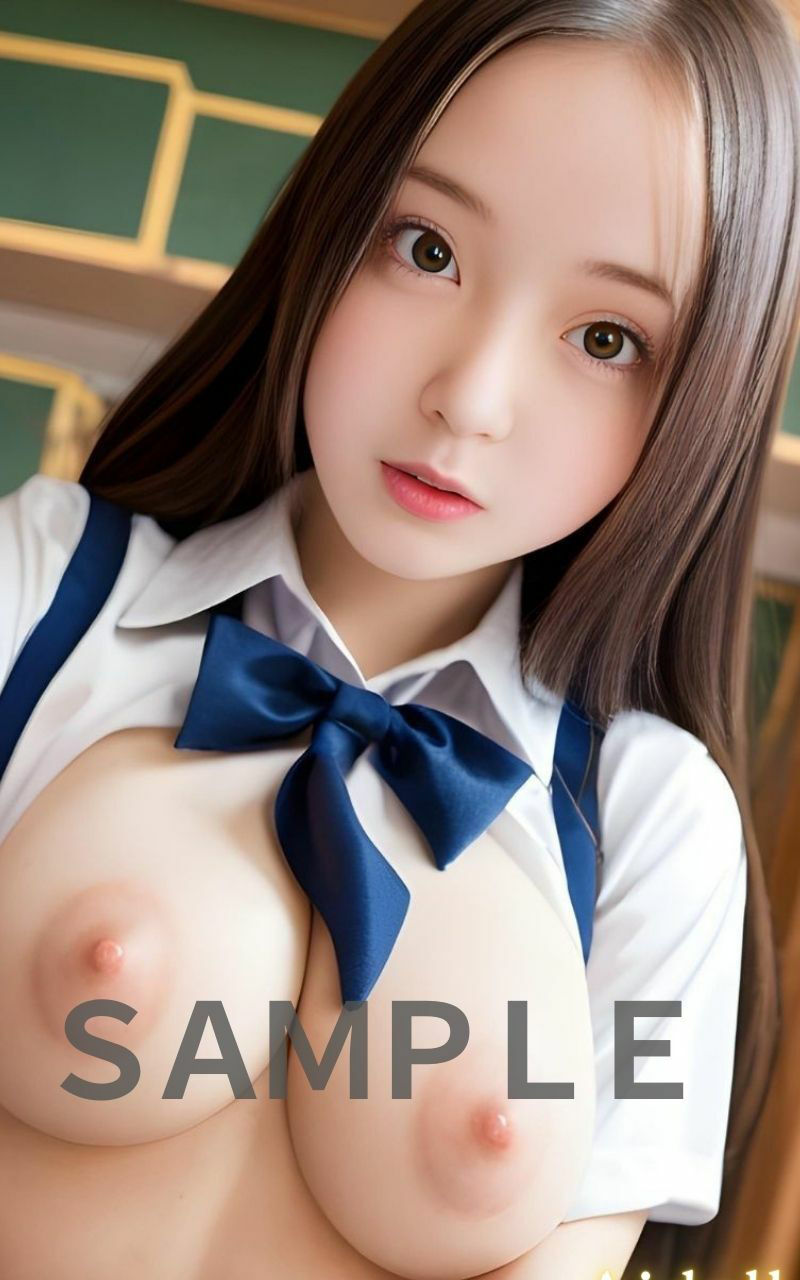 サンプル画像1:女子校生の誘惑〜AIヌードグラビア集〜(Aidoll) [d_289582]