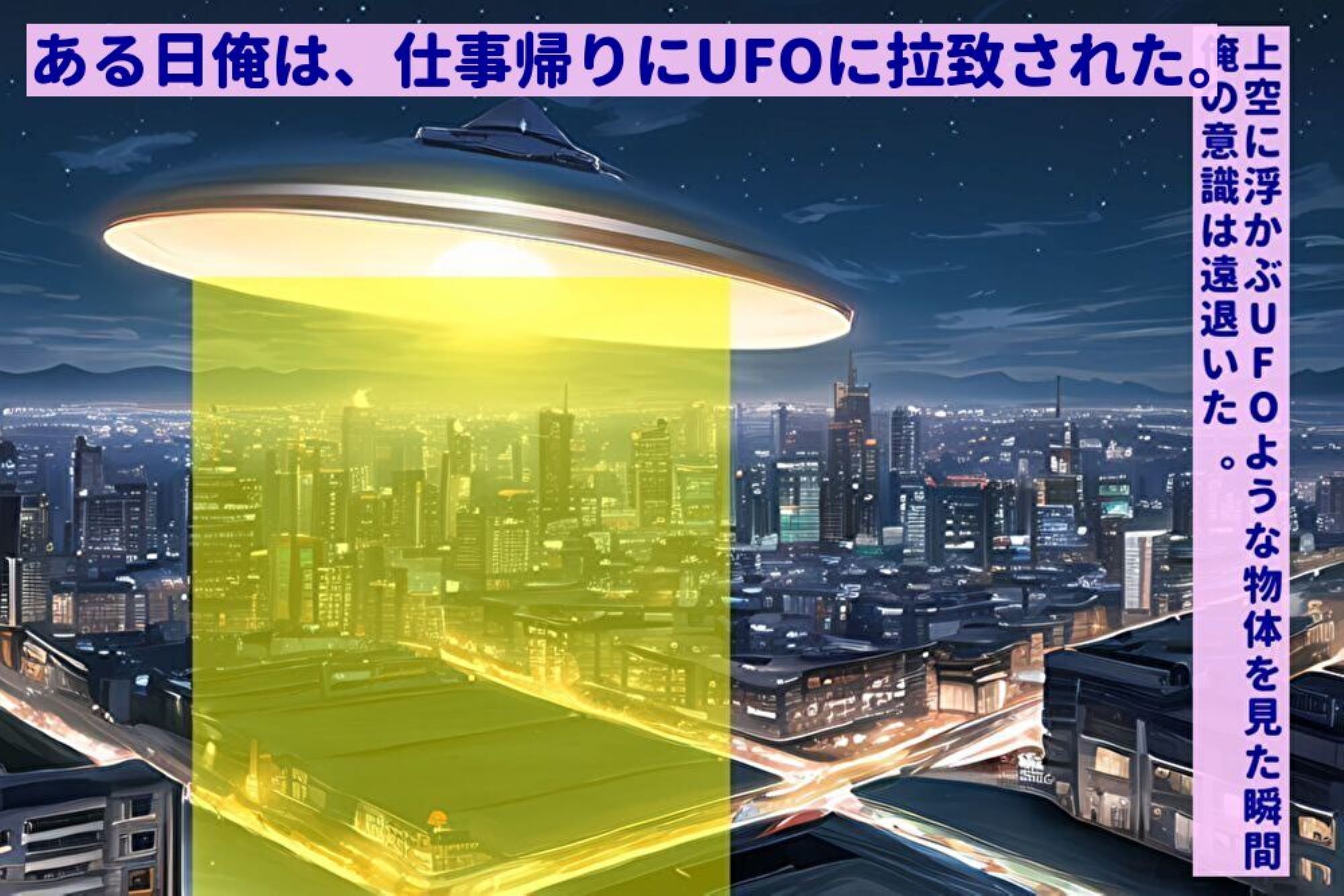 サンプル画像1:宇宙人に拉致されて、25歳処女の美人と様々なセックスミッションにチャレンジさせられる30歳童貞の話(暇人クラブ) [d_289615]