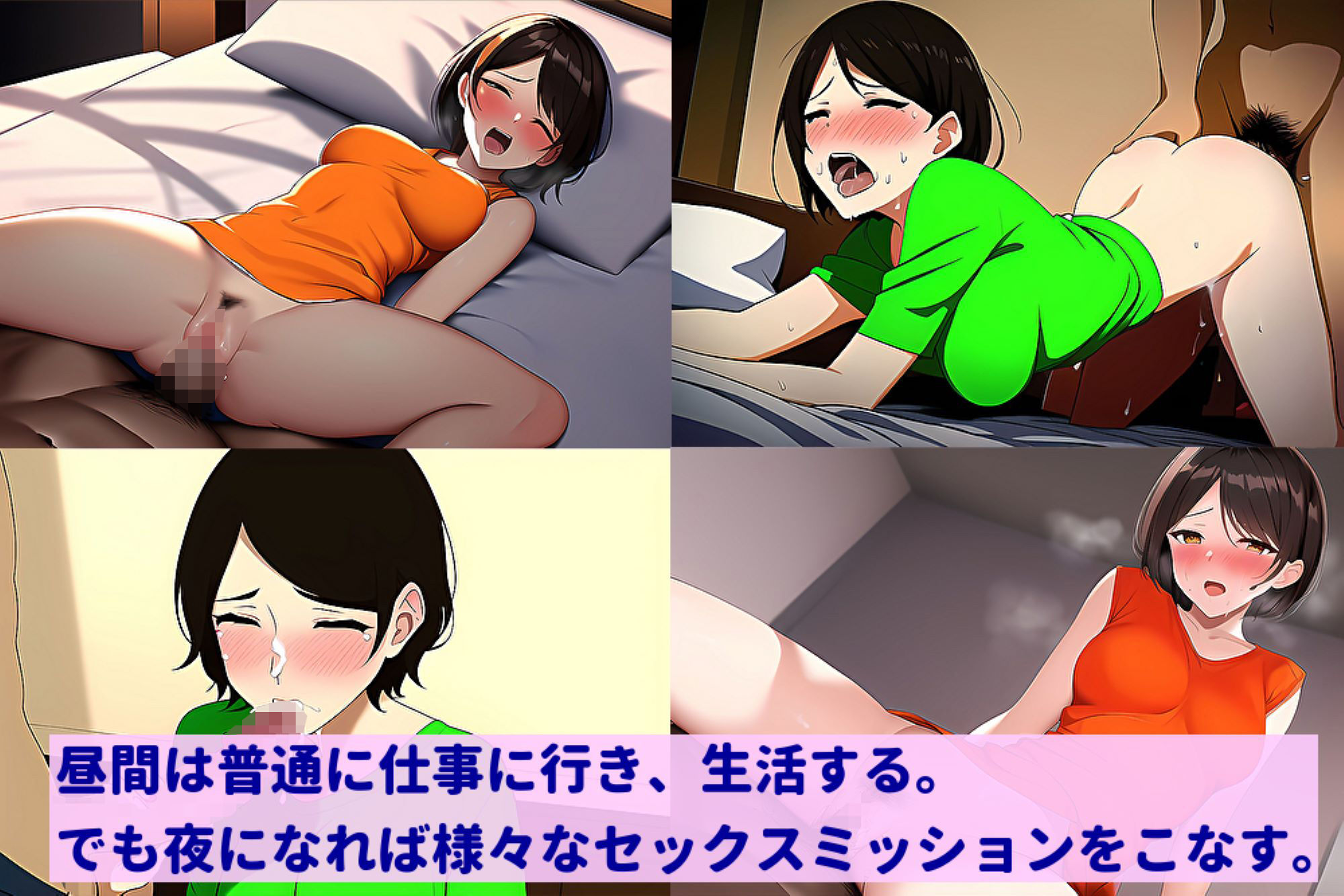 宇宙人に拉致されて、25歳処女の美人と様々なセックスミッションにチャレンジさせられる30歳童貞の話のサンプル画像 6