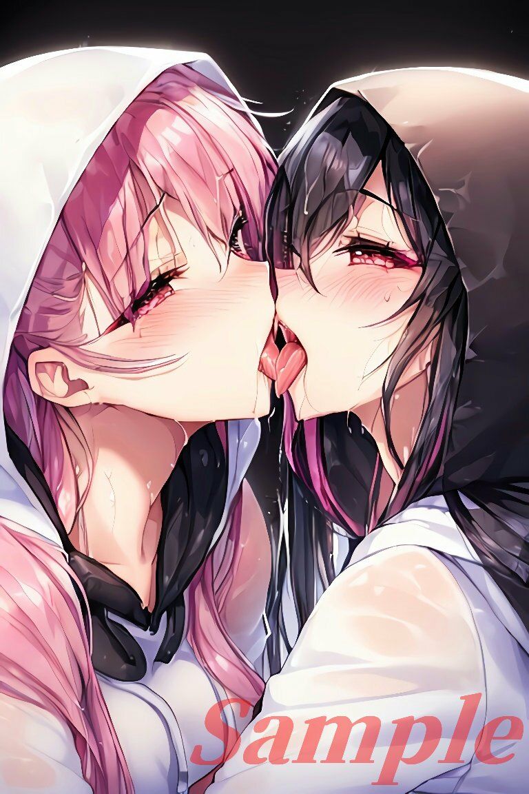 サンプル画像2:【AI】レズキスドスケベ美少女イラスト集(AIと平和) [d_289618]