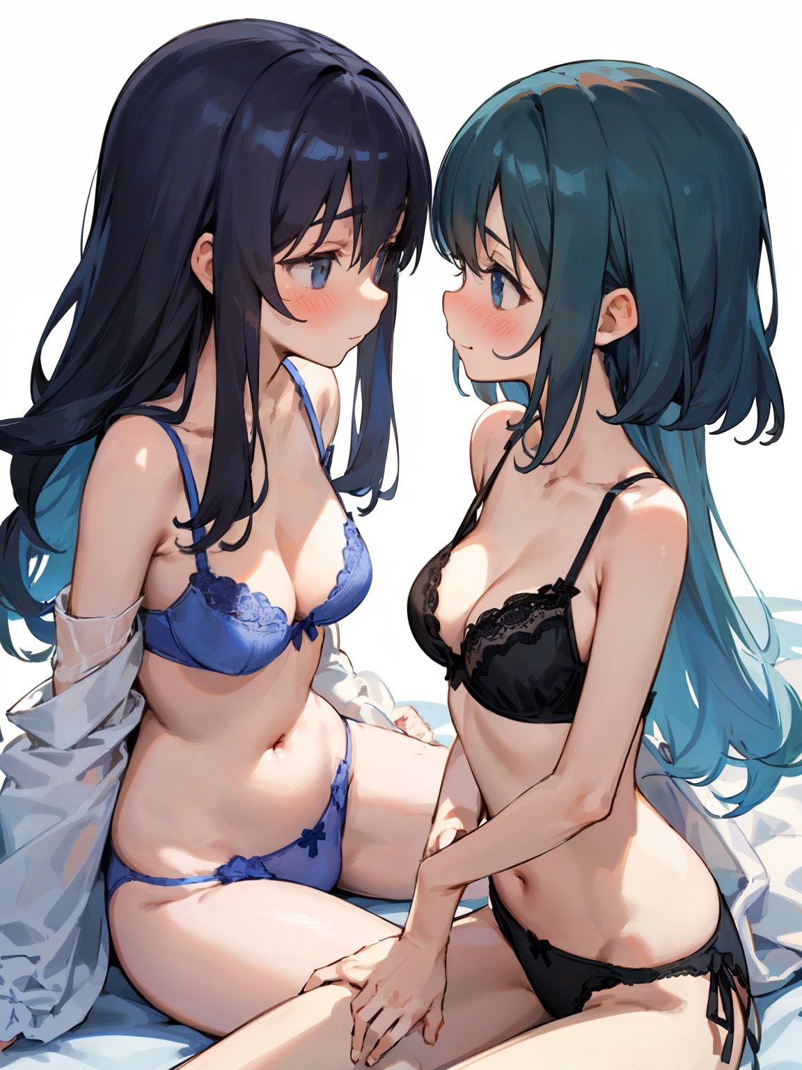 サンプル画像5:下着姿の女の子集(鶏むね) [d_289654]