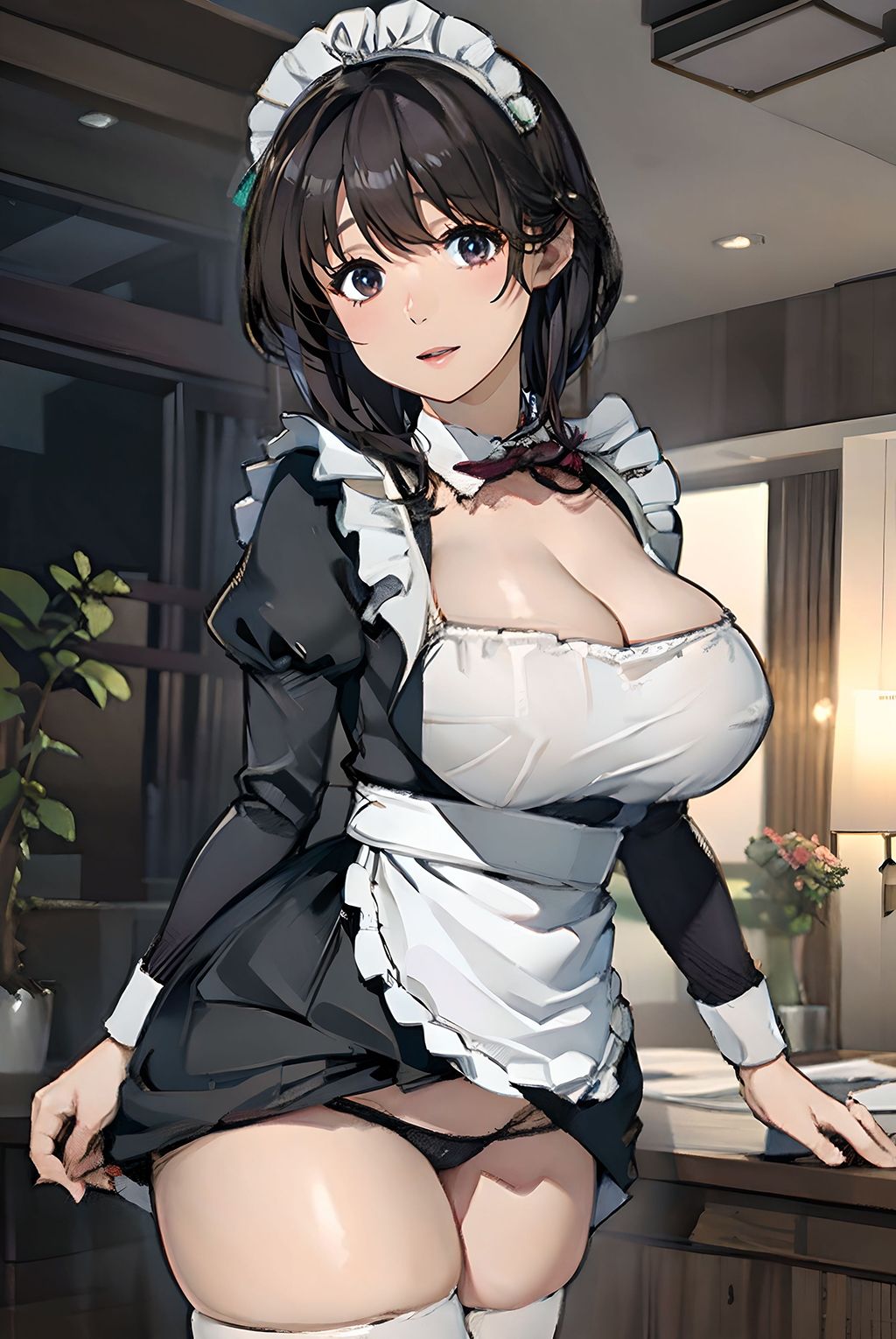 サンプル画像2:メイドのキョウコ ー無限中出し編ー(AI美人クラブ) [d_289692]