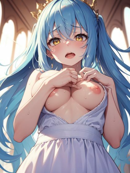 サンプル画像2:AIに支配されてしまって淫乱になった美少女王女のご遊戯(梵天) [d_289755]