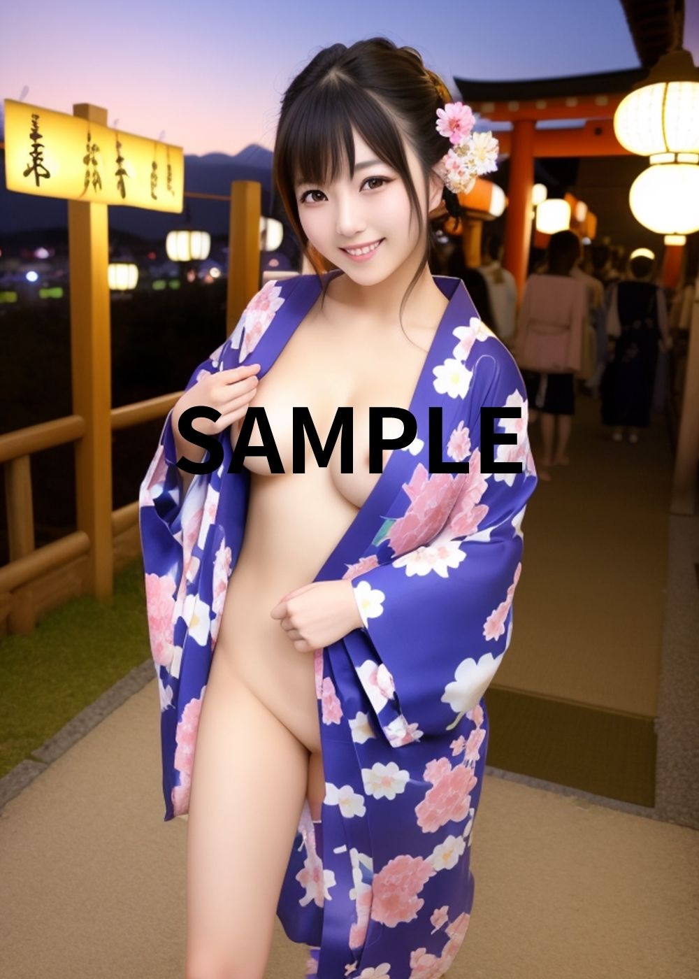 サンプル画像4:日本美人 祭り・浴衣・着物 美の追求シリーズ第4弾(くりきんとん) [d_289764]