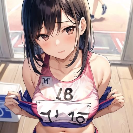 サンプル画像3:陸上部に種付け(虹のふもと) [d_289807]