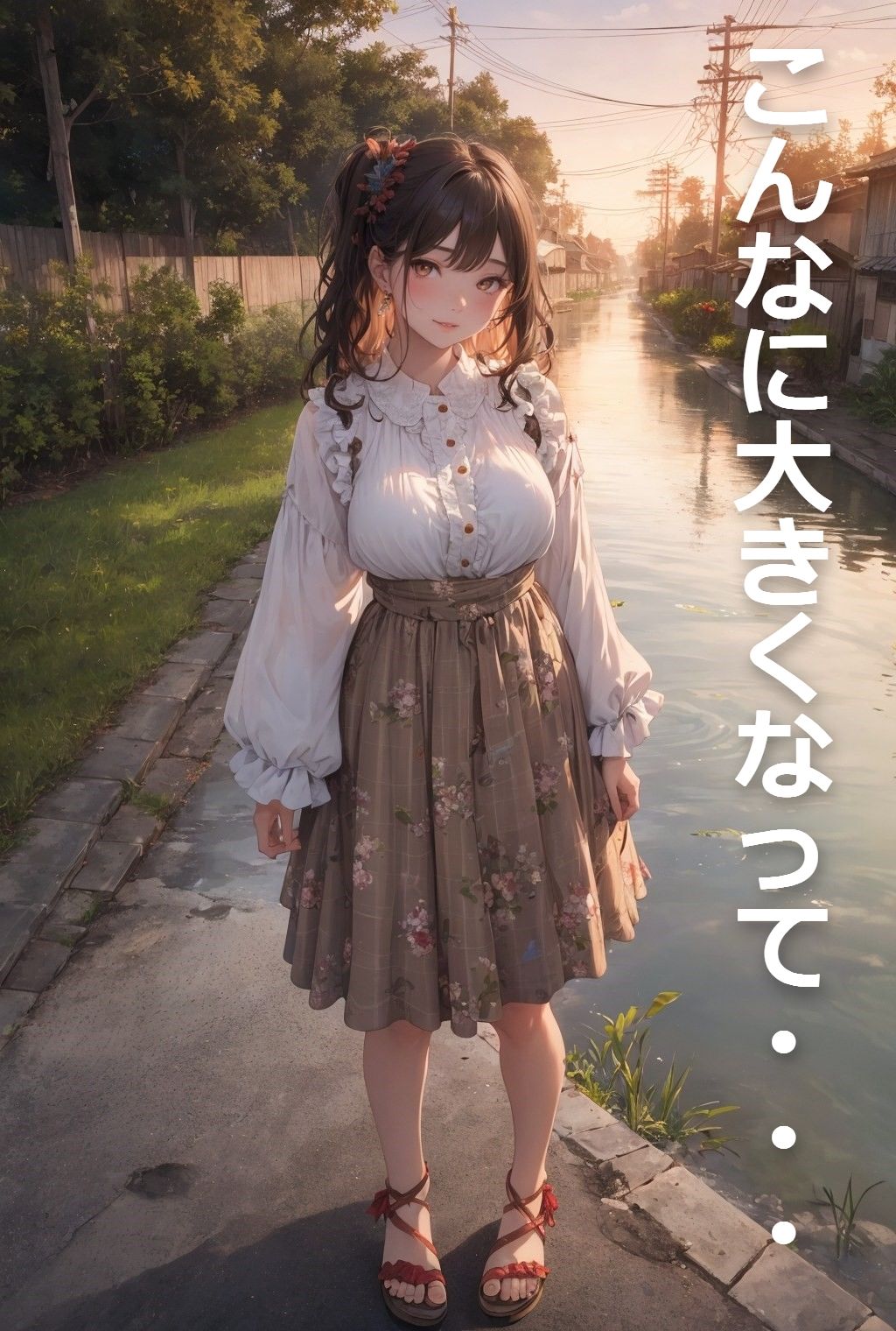 サンプル画像2:10年ぶりに会った幼馴染がエロすぎて困る(水無月AI子の部屋) [d_289880]