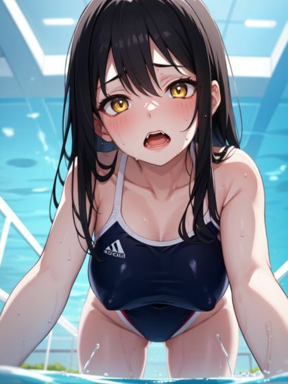 サンプル画像1:AIに支配されてしまった淫乱女子校生のプールの特別授業(梵天) [d_289977]