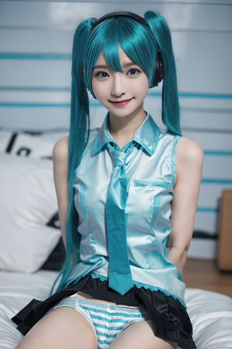 サンプル画像3:俺の彼女はミク(わかめ企画) [d_290083]