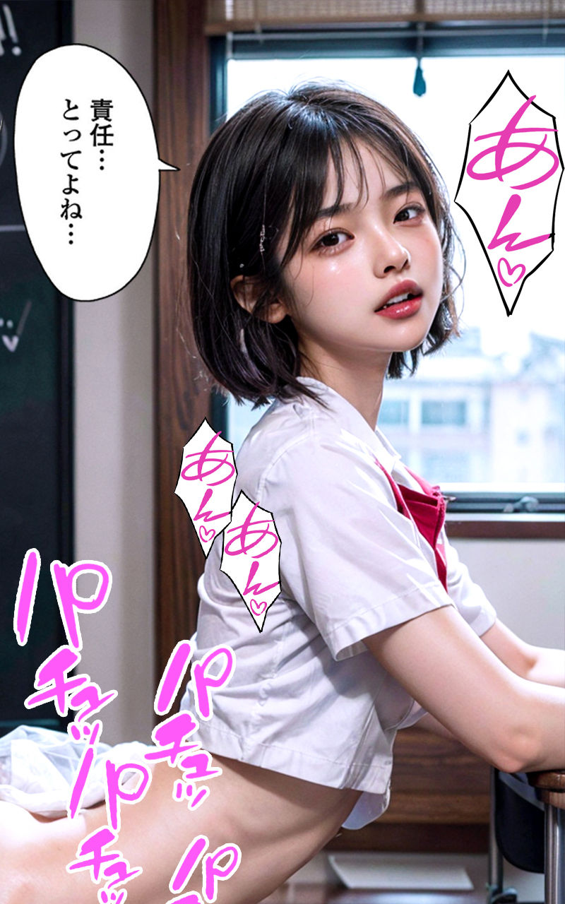 サンプル画像2:【魅惑のセリフ付き】制服女子ガチイキH(AIスタジオ) [d_290131]