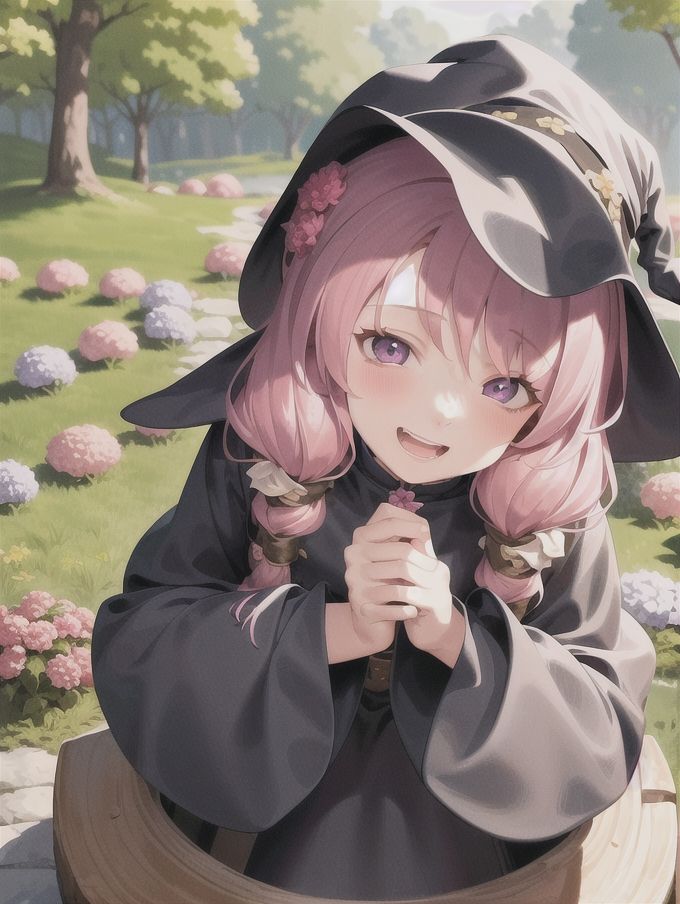 サンプル画像1:森の○さな魔女(かわいいもの倶楽部) [d_290137]