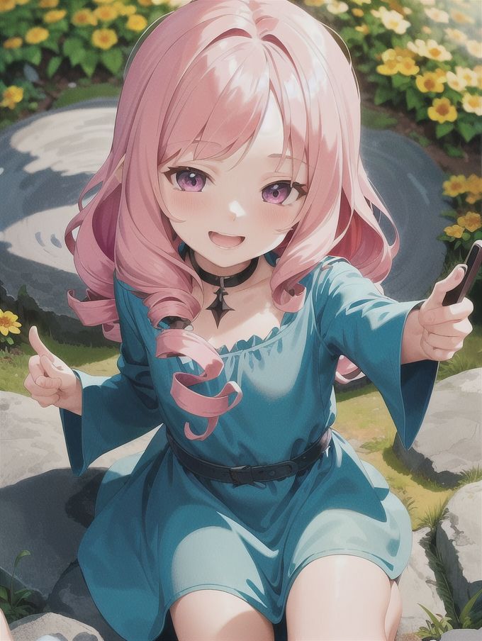 サンプル画像2:森の○さな魔女(かわいいもの倶楽部) [d_290137]