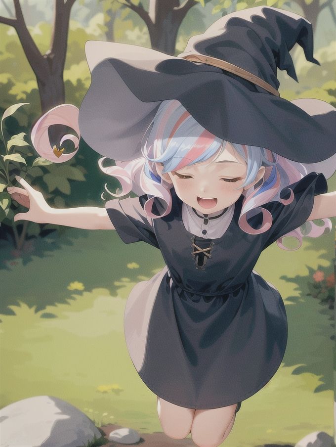 サンプル画像4:森の○さな魔女(かわいいもの倶楽部) [d_290137]