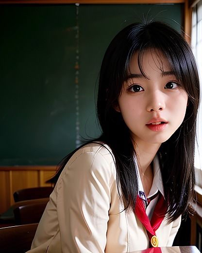 サンプル画像2:制服女子の痴態vol2(AIbijyo) [d_290197]