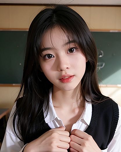 サンプル画像6:制服女子の痴態vol2(AIbijyo) [d_290197]