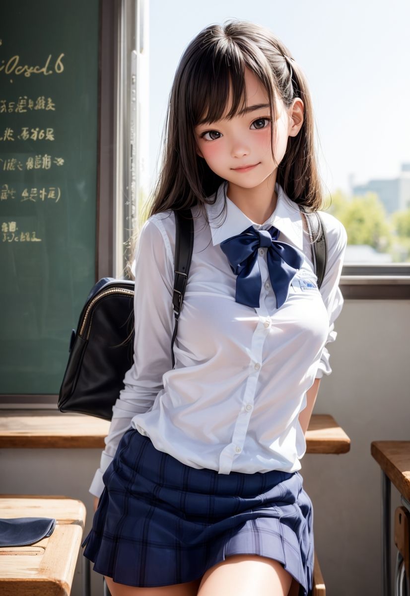 サンプル画像2:透明≒少女 教室編(少女画廊Carroll) [d_290325]