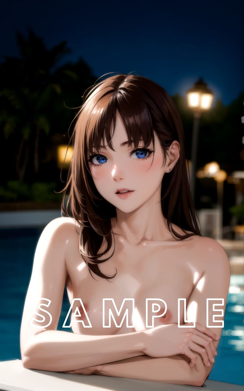 サンプル画像6:綺麗なお姉さんは好きですか？プライベートプールでふたりきり ［美女コレクション ］(NOA NOA) [d_290328]