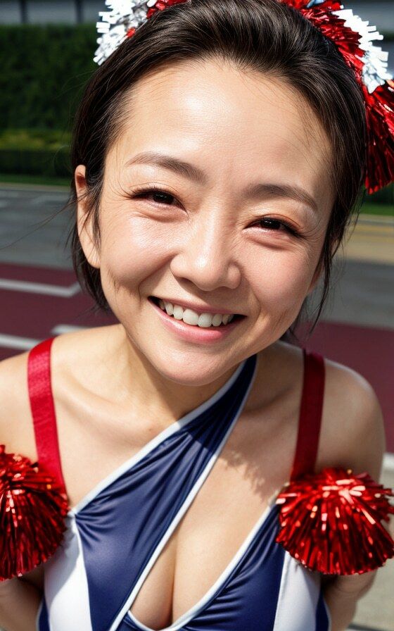 サンプル画像3:チア熟女(AIラボ) [d_290336]