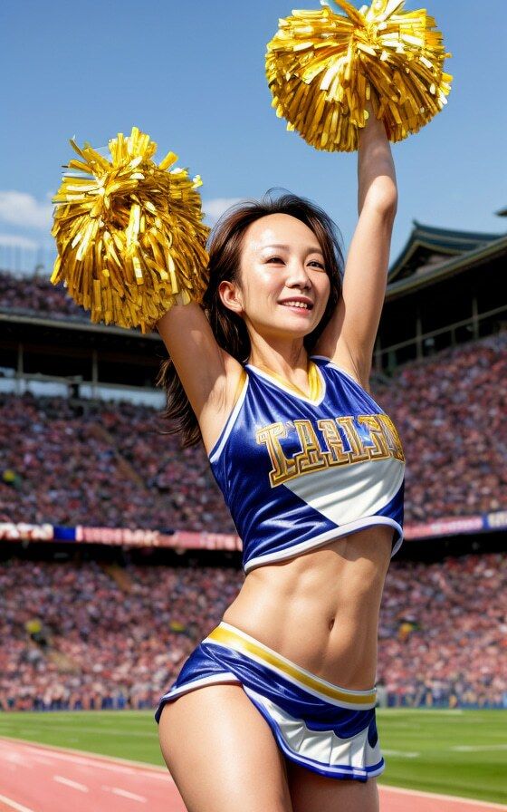 サンプル画像4:チア熟女(AIラボ) [d_290336]