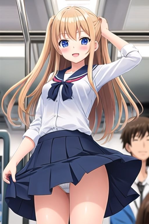 サンプル画像3:JKのパンチラ(虹の画廊) [d_290346]