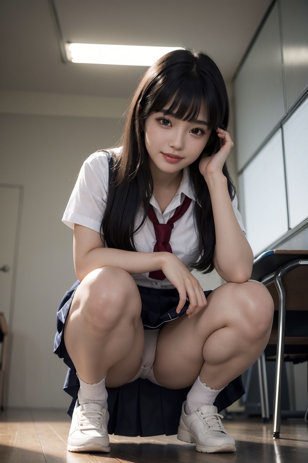 サンプル画像2:クラスの女子を洗脳してヤりたい放題(きんにく) [d_290373]