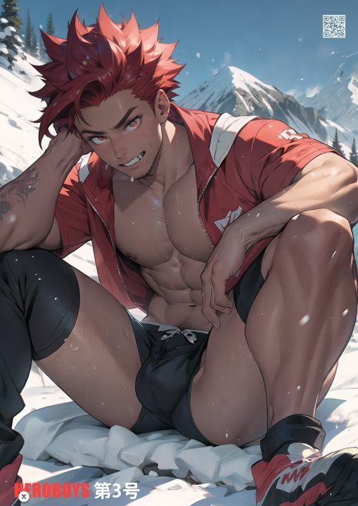 仮想グラビア雑誌HxEROBOY3号:K特集雪山(前篇後篇総まとめ)の画像1