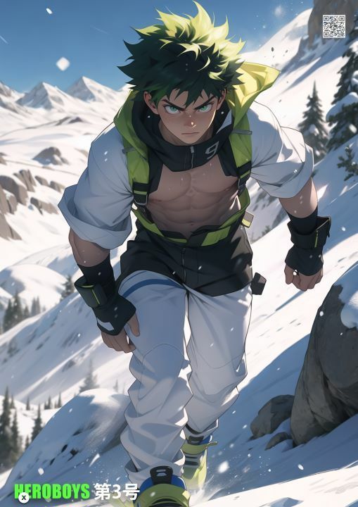 仮想グラビア雑誌HxEROBOY3号:K特集雪山(前篇後篇総まとめ)の画像4