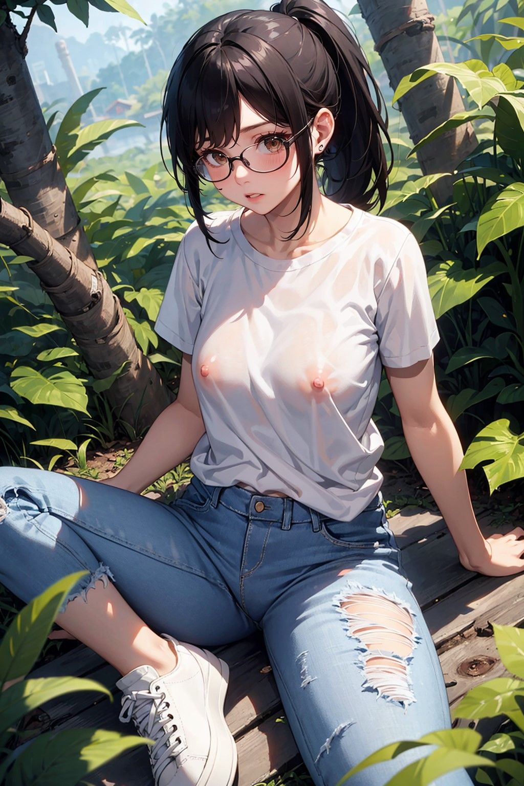 サンプル画像2:無人島漂流記(シュガーハート) [d_290398]