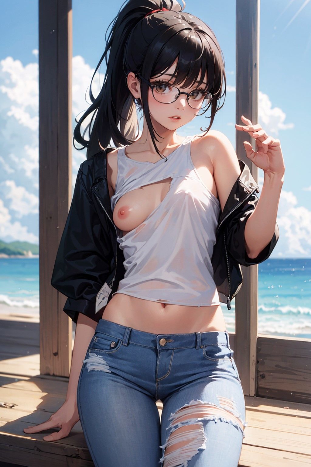 サンプル画像5:無人島漂流記(シュガーハート) [d_290398]