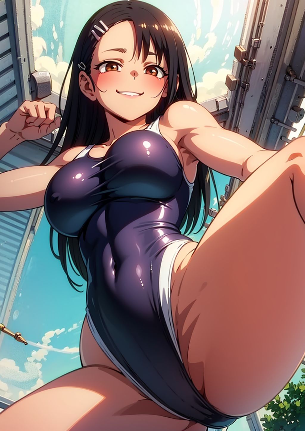 サンプル画像1:競泳水着写真集 – 長瀞さん -(えのるめ) [d_290461]