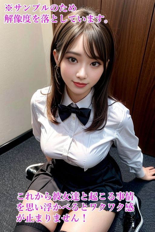 サンプル画像2:現役女子校生のおま〇こを見せて下さい。(Unreal Beautiful Girls) [d_290501]