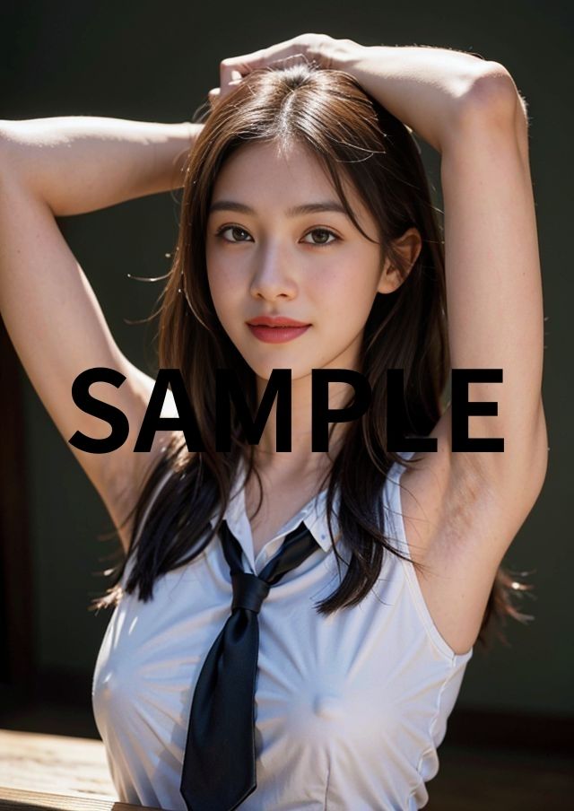 サンプル画像2:女子校生の脇モロ(彩風  咲) [d_290538]