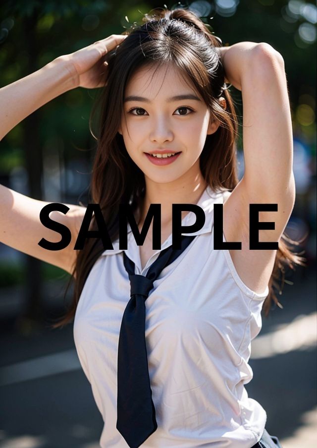 サンプル画像4:女子校生の脇モロ(彩風  咲) [d_290538]