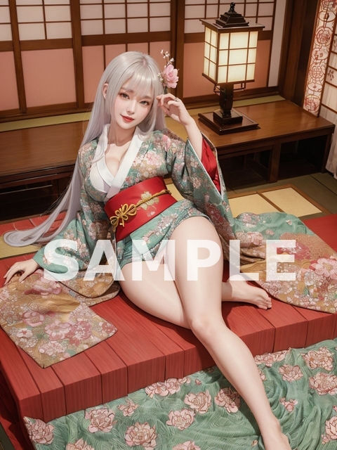 花魁と遊女〜プラチナヘアーの美女〜 (d_290583) - d_290583jp-008
