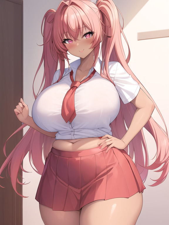 サンプル画像2:ピンクギャルづくし(気まぐれAIアトリエ) [d_290608]