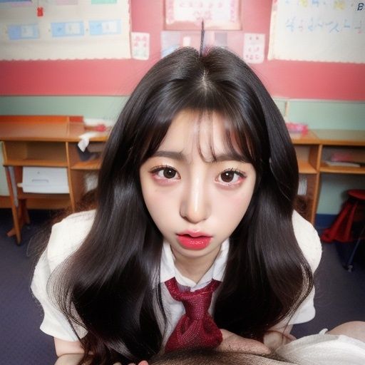 サンプル画像4:制服美少女シリーズ2 〜学校で濃厚フェラ〜(Pretty Sushi Girls) [d_290649]